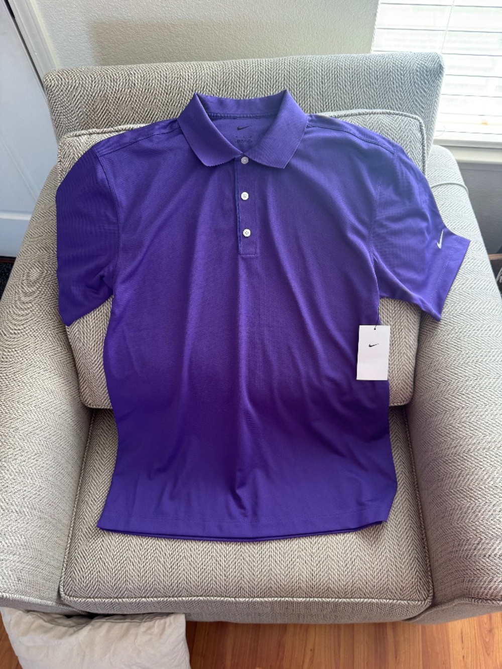 Nike Men's Court Purple Dri-FIT Micro Pique 2.0 Polo NWT NEW Medium